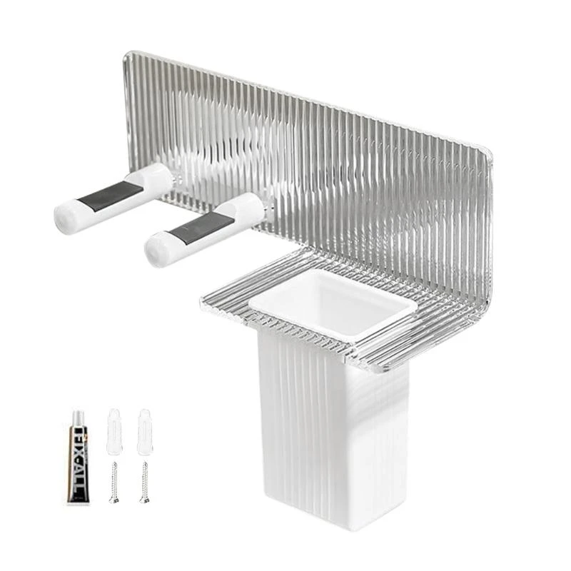 Wall Non-punching Bathroom Electric Hair Dryer Rack Space Saving Storage Rack 831F