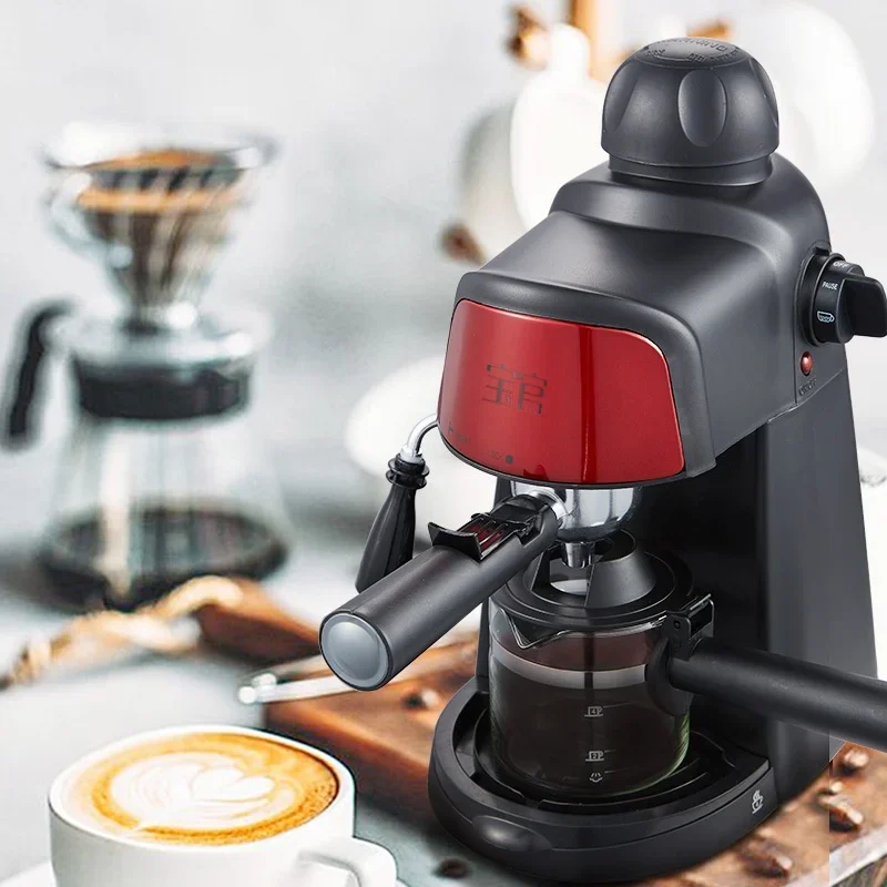 Máquina De Café Espresso Doméstico Semiautomático, espuma De Leite A Vapor, mini estoque Pequeno