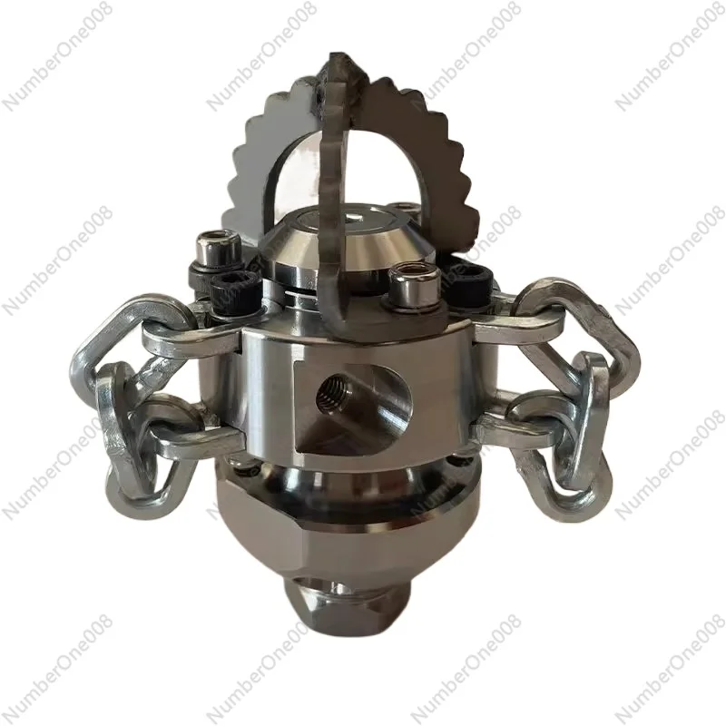 

Rotary Blasting King Nozzle Sewer Dredging Mouse Head Industrial Pipeline Blasting Cleaning Tree Branches