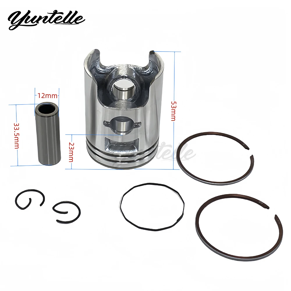 STD Bore 39mm Engine Piston With Ring Kit For Honda DIO50 KYMCO ZX 50 AF18E AF28 50cc Two-stroke Motorcycle Accessories Pin 12mm view 6