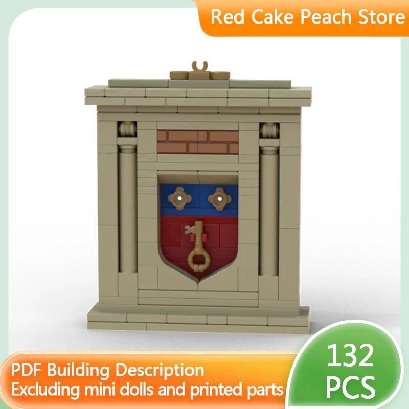 

City Street View Model MOC Building Bricks Coat Of Arms Angers Modular Technology Children Holiday Gifts Assemble Toys Suit