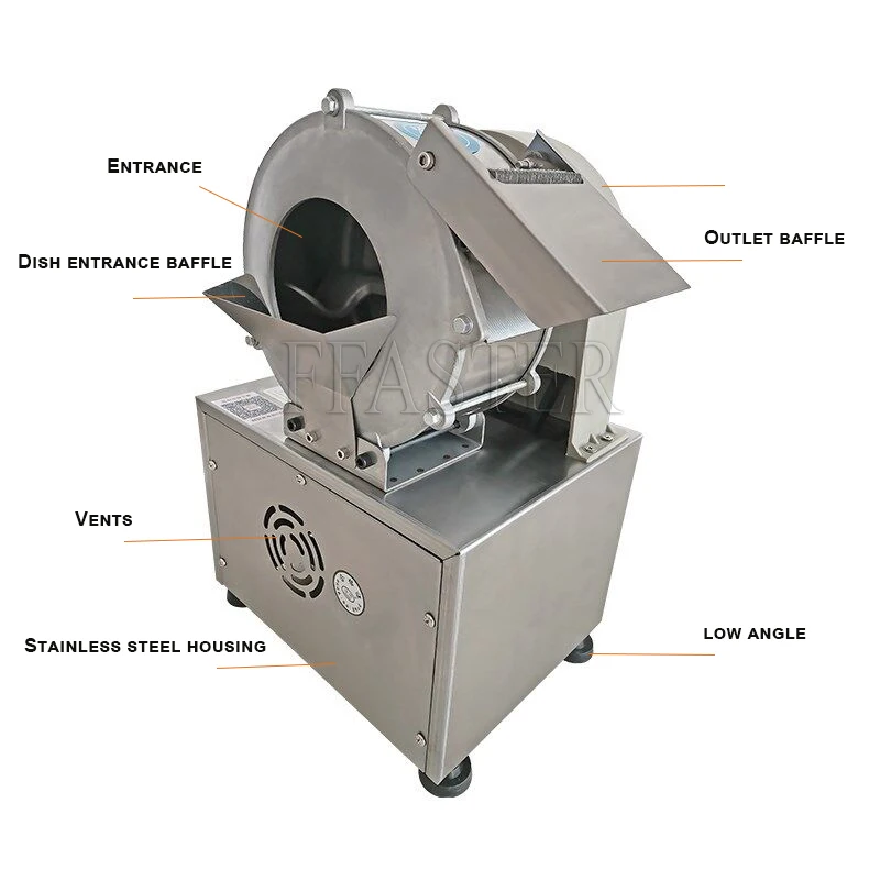 Multi-function Electric Potato Shredder Multifunctional Automatic Vegetable Cutting Machine Commercial Carrot Ginger Slicer