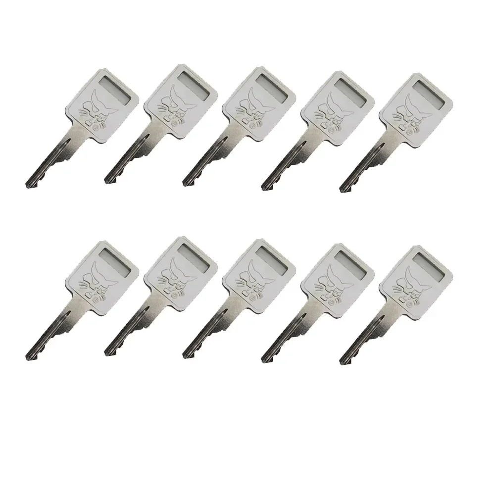 

10PCS D250 Ignition Key For Bobcat Skid Steer Loaders and Mini Excavators 6693241 6693245 6709527 For S550 S185 S331 / S160