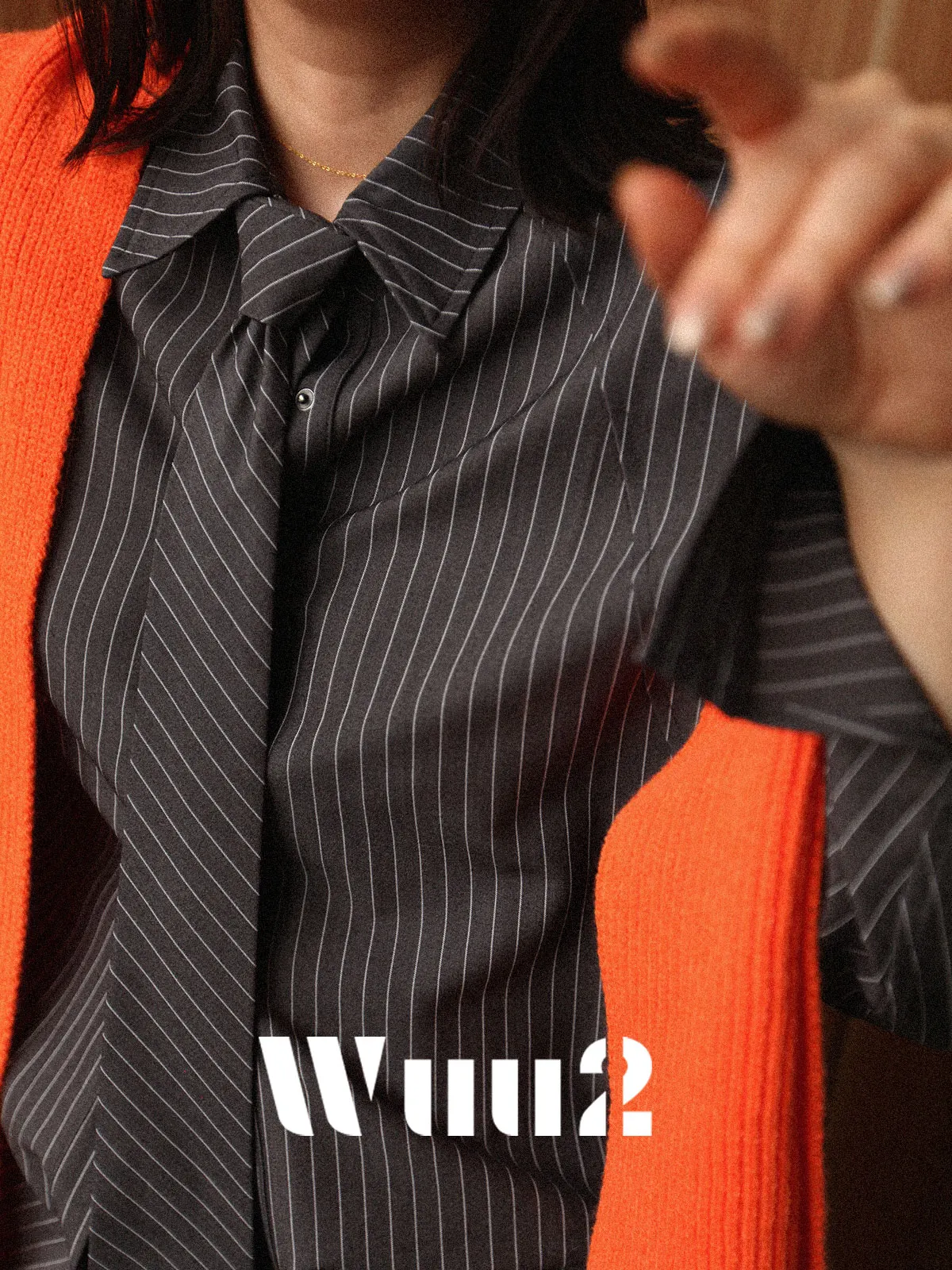 

Wuu2 Ferrini High nce Chic Striped irt Women's Design ey Top Autumn Season Loose Fit Long Sve Busin ...