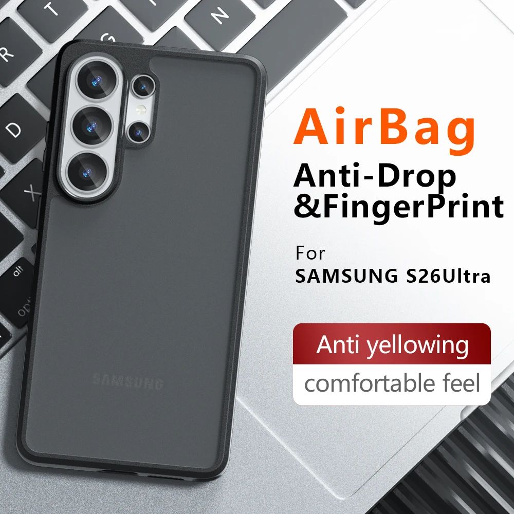For Samsung Galaxy S26 Ultra TPU Border Case Cover 3D Intergrated Button Case Galaxy S26 S26+ Anti Drop Airbag Galaxy S25 Edge