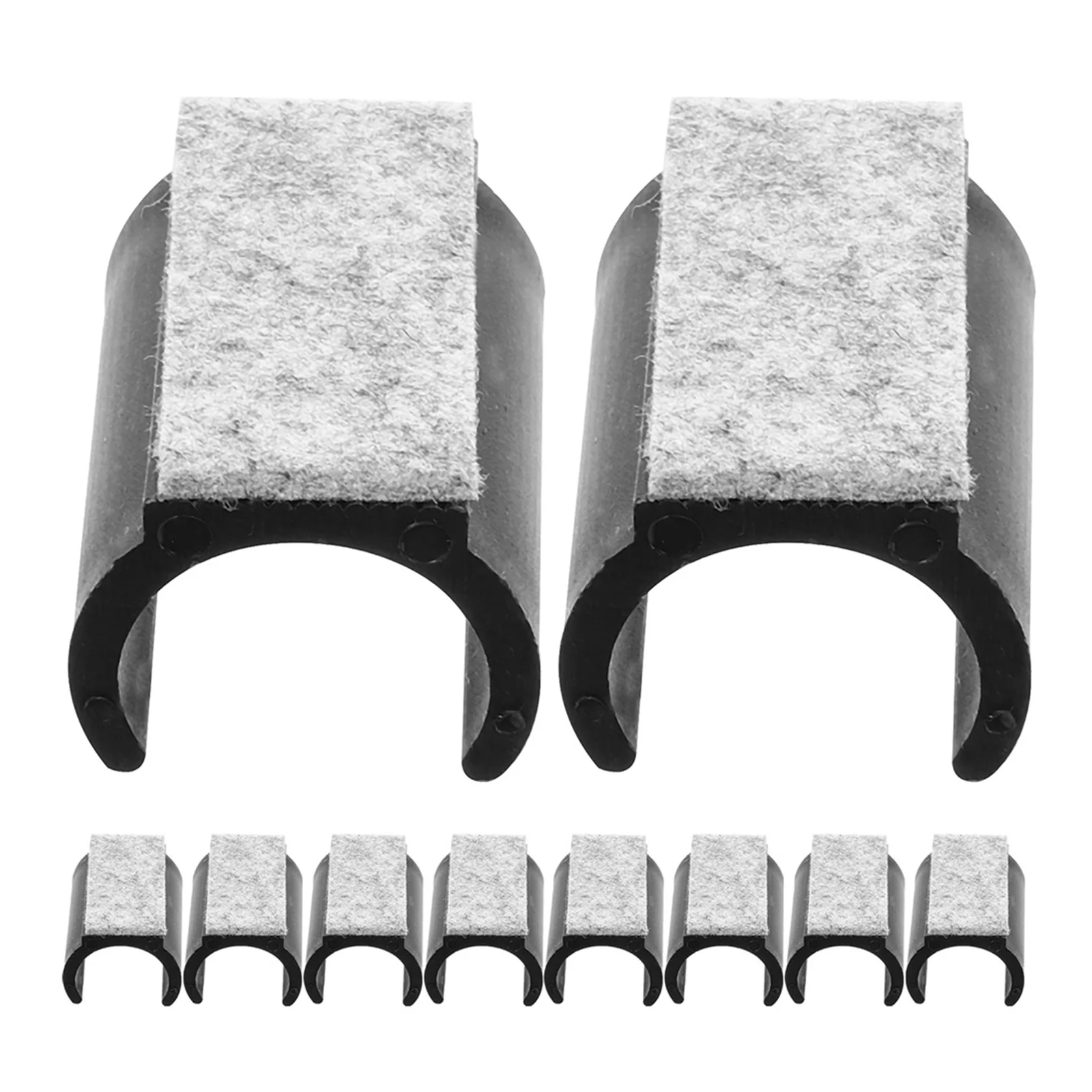 

10Pcs Felt Chair Pads U-Shaped Furniture Floor Protectors Anti-Slip Chair Leg Covers Floor Pads for Furniture on Hardwood Floors