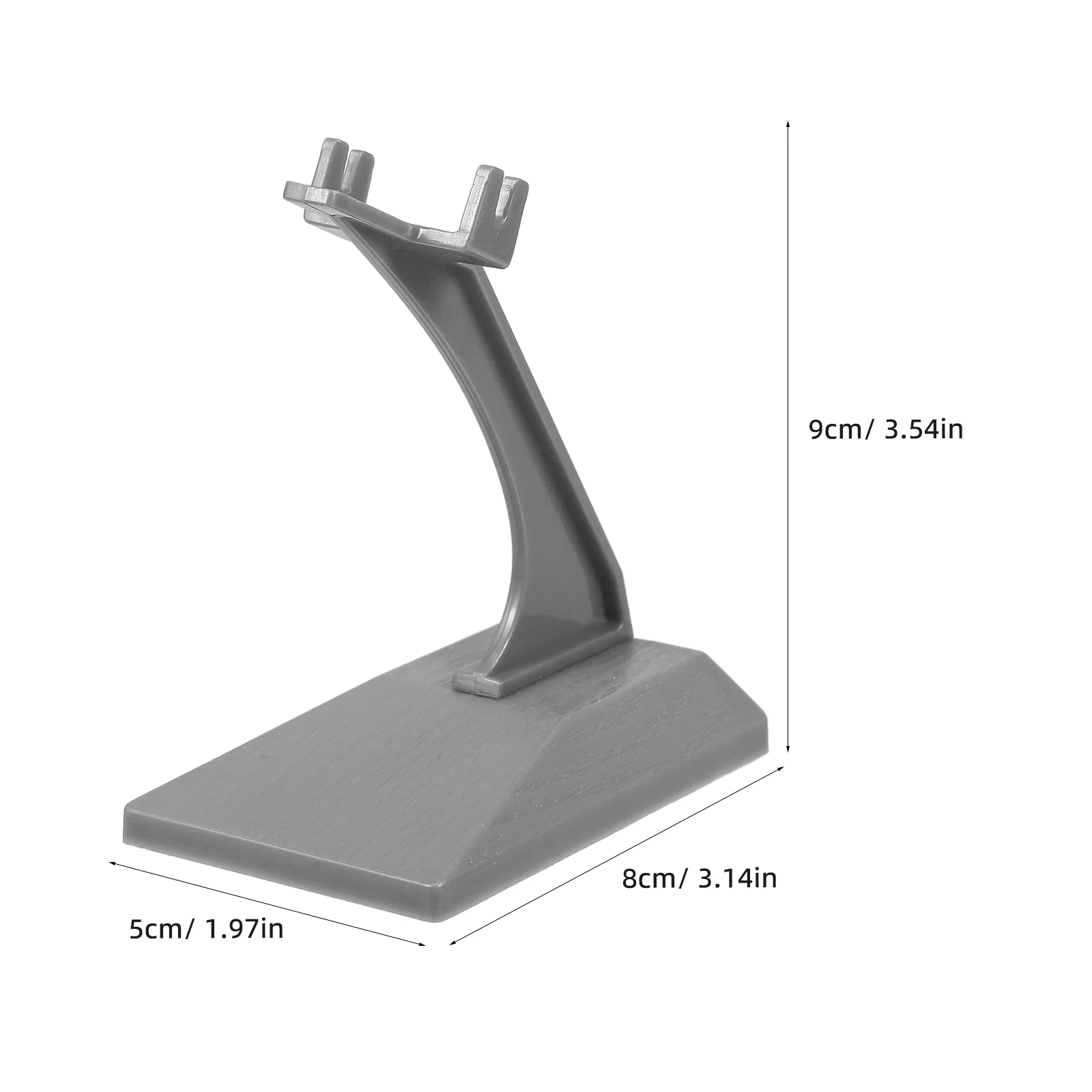 2 Pcs Aircraft Model Stand Desktop Display Shelf Holder Plane for Showing Airplane Toy Plastic Stands