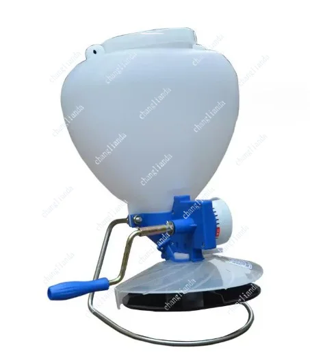 Easy planting seeder rapeseed grass seed sprinkling snail medicine fertilizer seed hand crank back small seeder multi-function