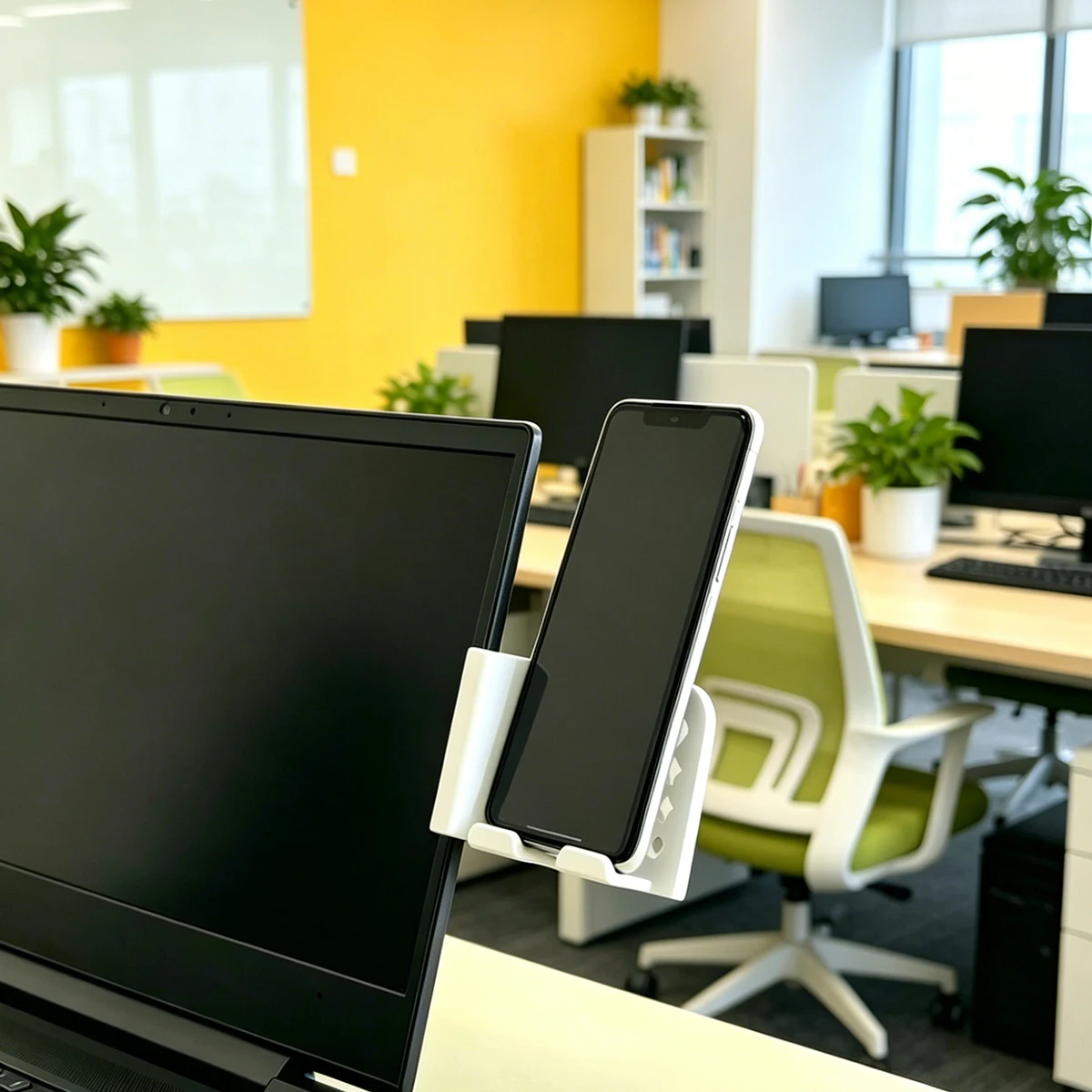 Document Holder Monitor - Monitor Side Phone Holder, Honeycomb Hollow-Out