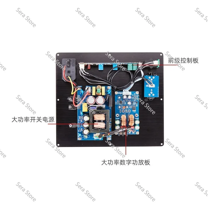 TPA3255 Subwoofer Active Speaker Amplifier Board Integrated Heat Sink Burn-Grade Capacitor Advanced Inductor