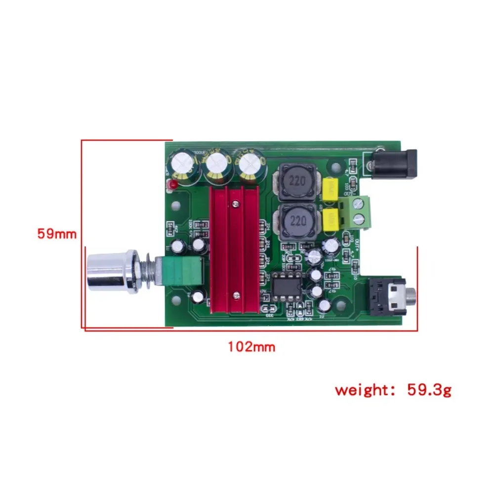 

TPA3116 100W mono Subwoofer Digital Power bass Amplifier Board TPA3116D2 Amplifiers