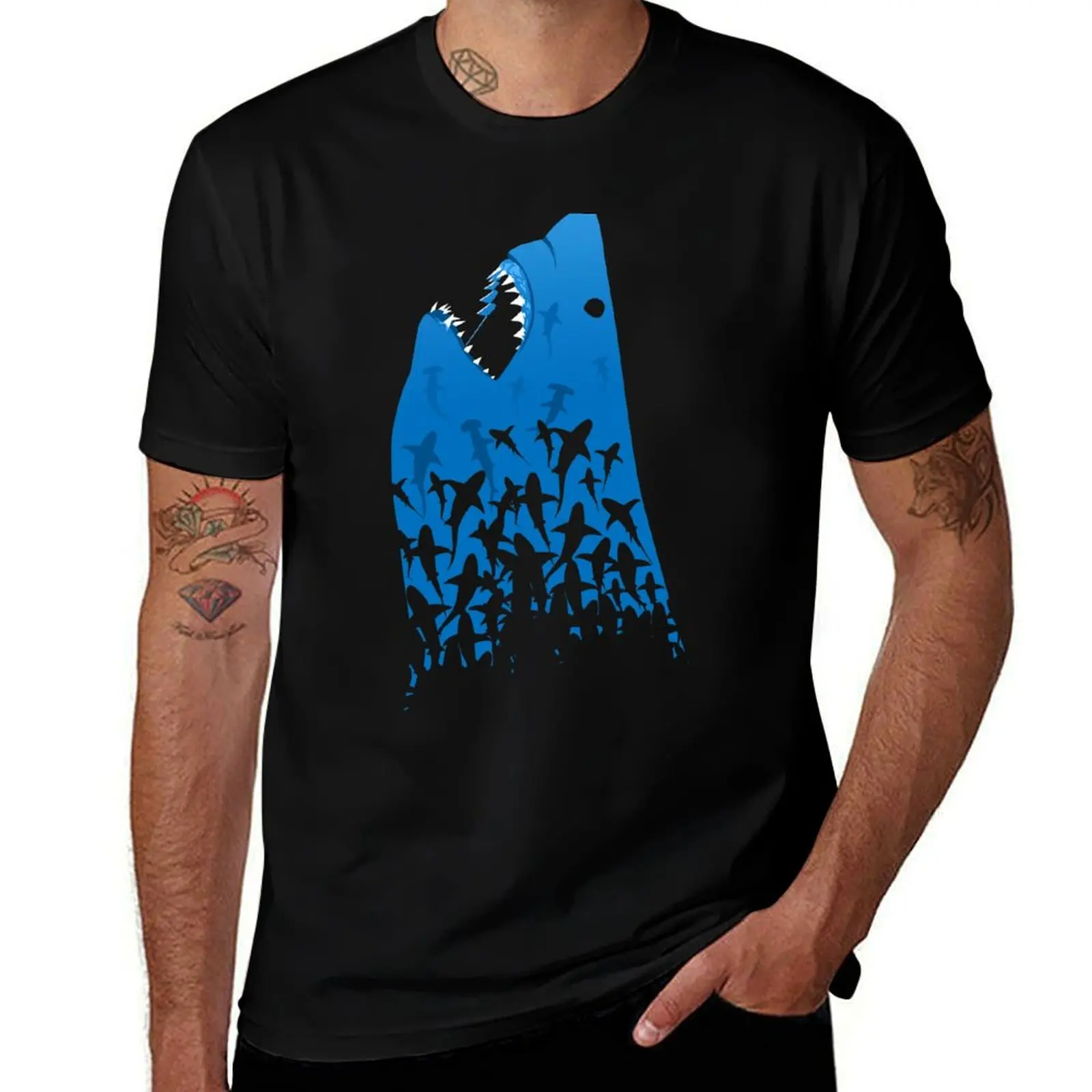 

Megalodon T-Shirt Big and Tall Loose Fit T-Shirt
