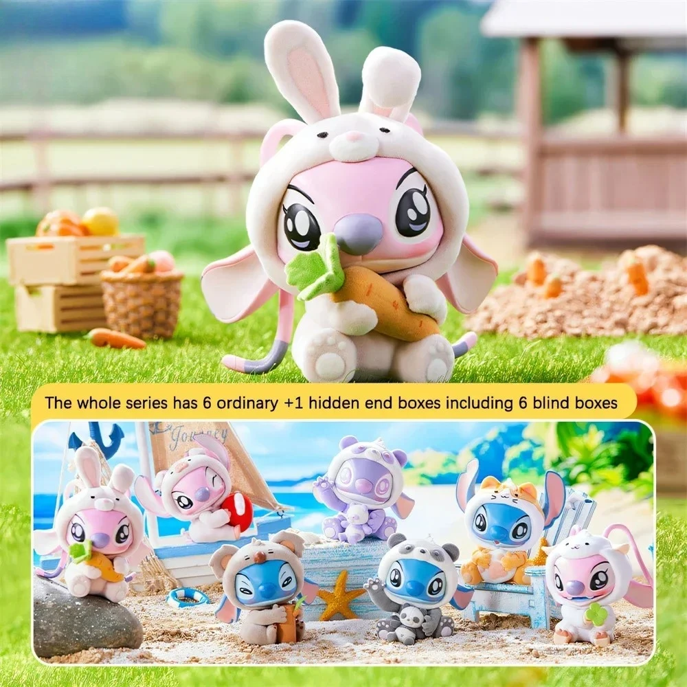 صندوق أعمى لحفلة حيوانات ديزني ستيتش، مجموعة شخصيات من الفينيل، سلسلة أزياء حيوانات لطيفة، فكرة هدية عيد ميلاد جديدة