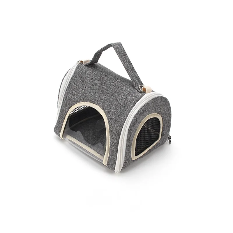 Pet Hamster Travel Carrier Bag Chinchilla Guinea Pig Bunny Breathable Carrier Cage Warm Soft Travel Walking Small Animal Carrier