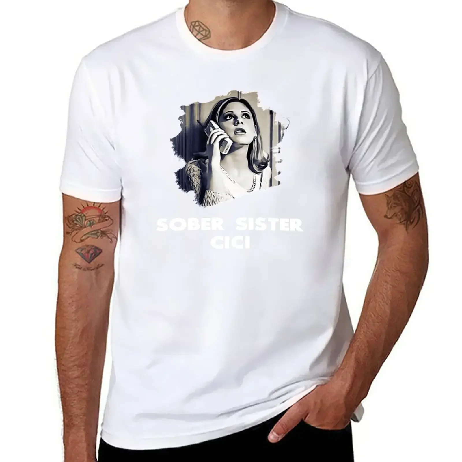 Sober Sister Cici T-Shirt boys whites plain customs oversized t shirts for men