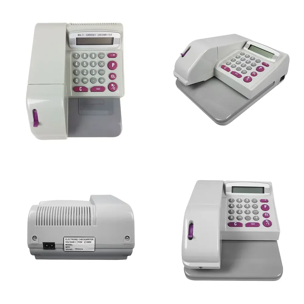 【2026】 110V/220V Check Writer With 16 Currency Symbol Check Printer Cheque Writing Machine Cheque Printing Equipment