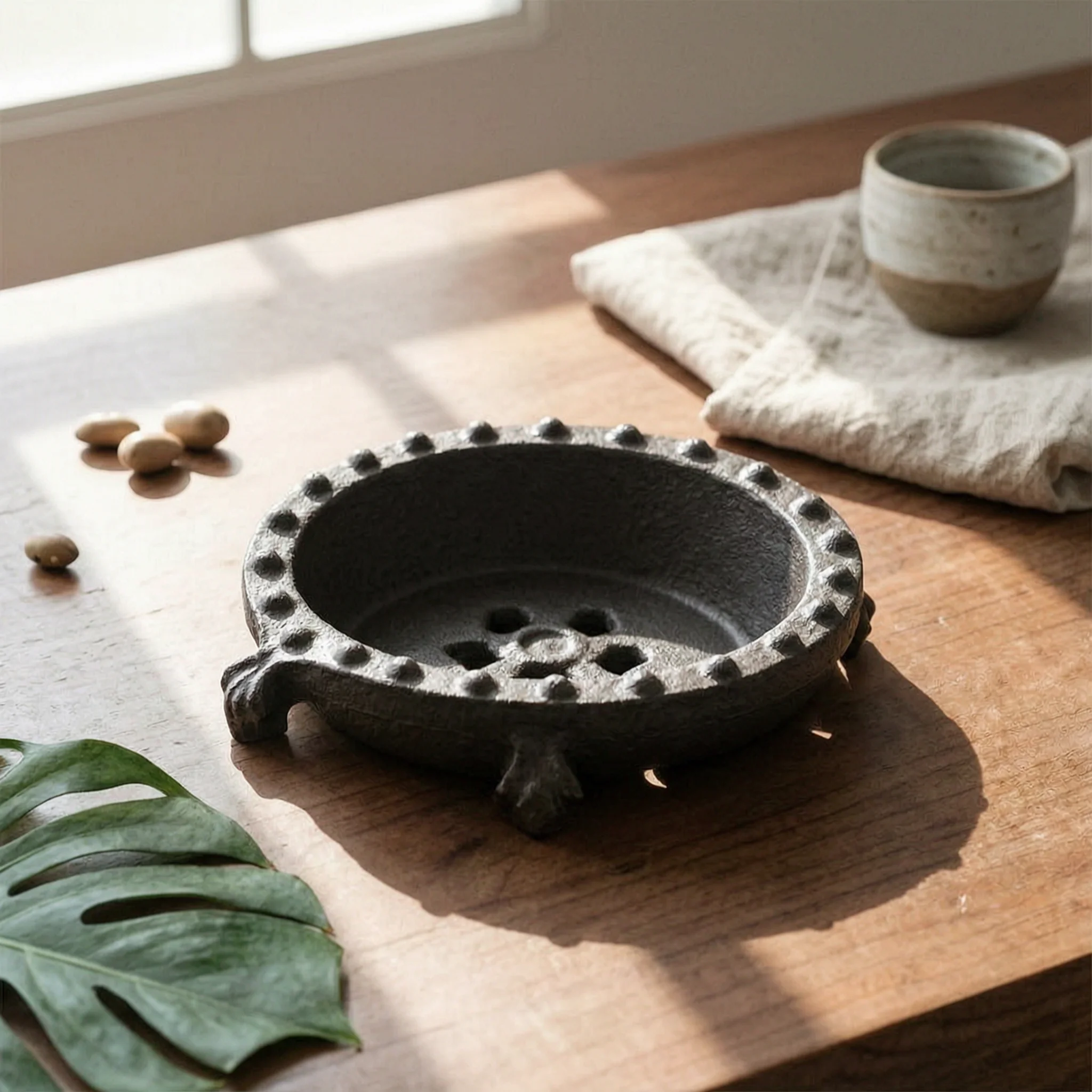 

Cast Iron Soap Dish Heavy Duty Bathroom Accessory Home Organizer for Washroom, Toilet Room