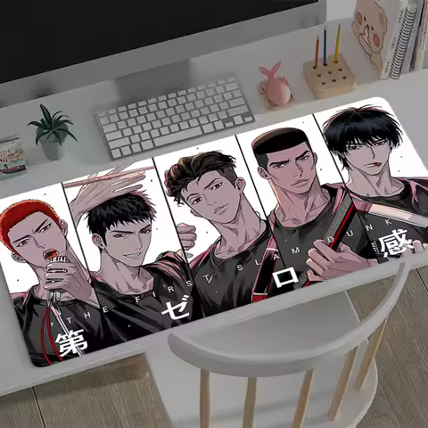 Gaming Mouse Pad S-slam Dunk Gamer Computer Accessories Keyboard Table Mat Mousepad Company Laptop Desk mat PC HD Anime Mousepad