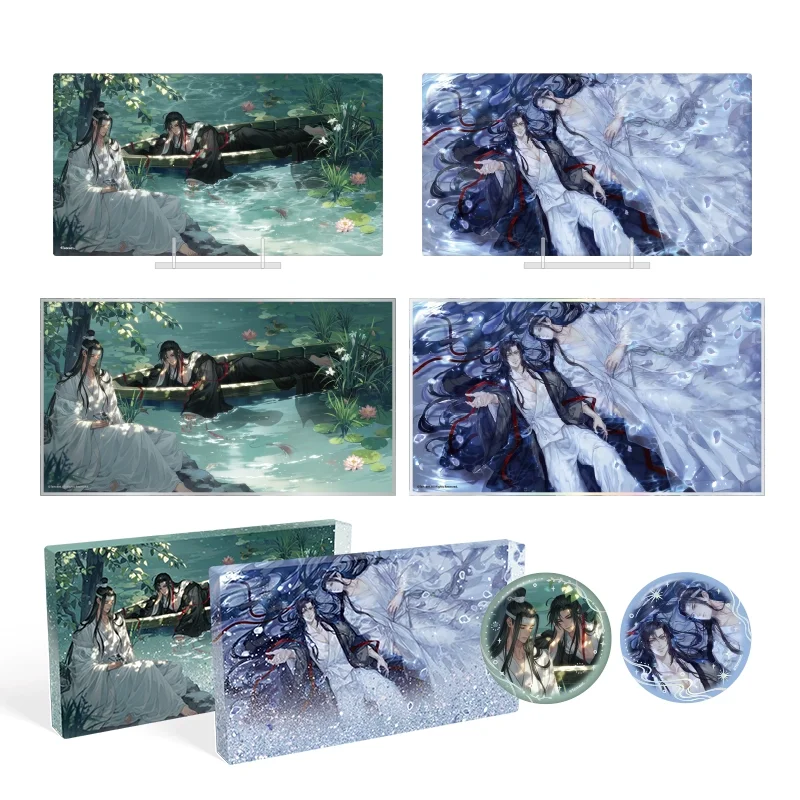 

Sunsyea MDZS Mo Dao Zu Shi Official Merch Series Badge Acrylic Ornament Wei Wuxian Lan Wangji Anime Collection