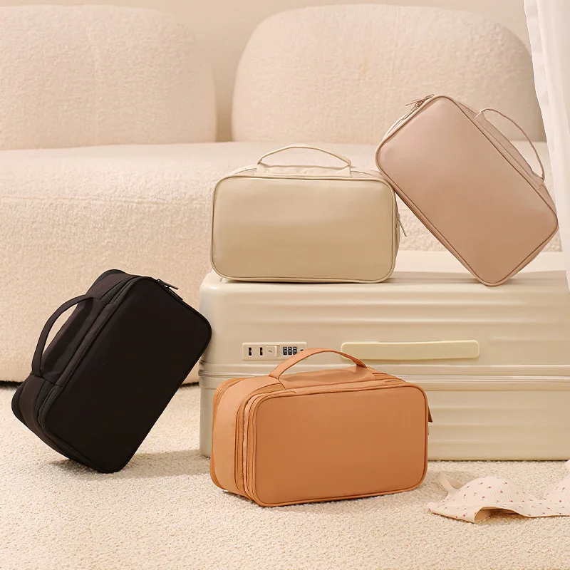 

Thick Oxford bra underwear storage convenient large capacity partition travel socks storage handbag