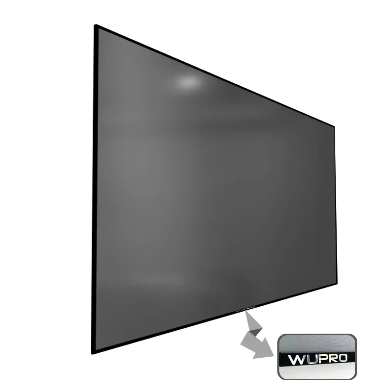 [4K+UST screen] 120 inch Projection Screens PET crystal  home theater 4k screen projection 16:9 projector