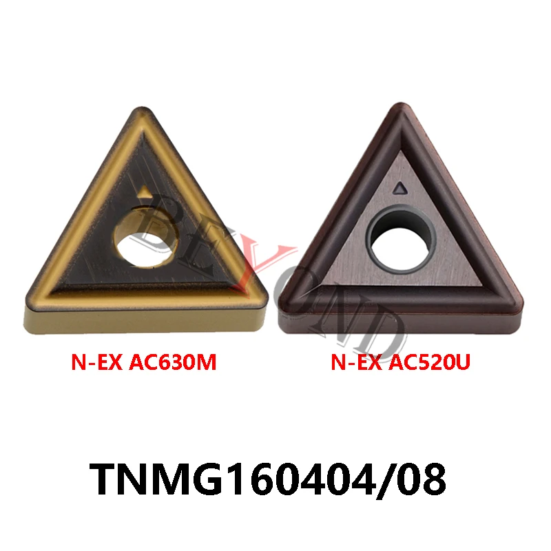 100% Original TNMG160404N-EX AC520U TNMG160408N-EX AC630M Carbide Inserts TNMG160404 TNMG160408 NEX For Stainless TNMG 160404