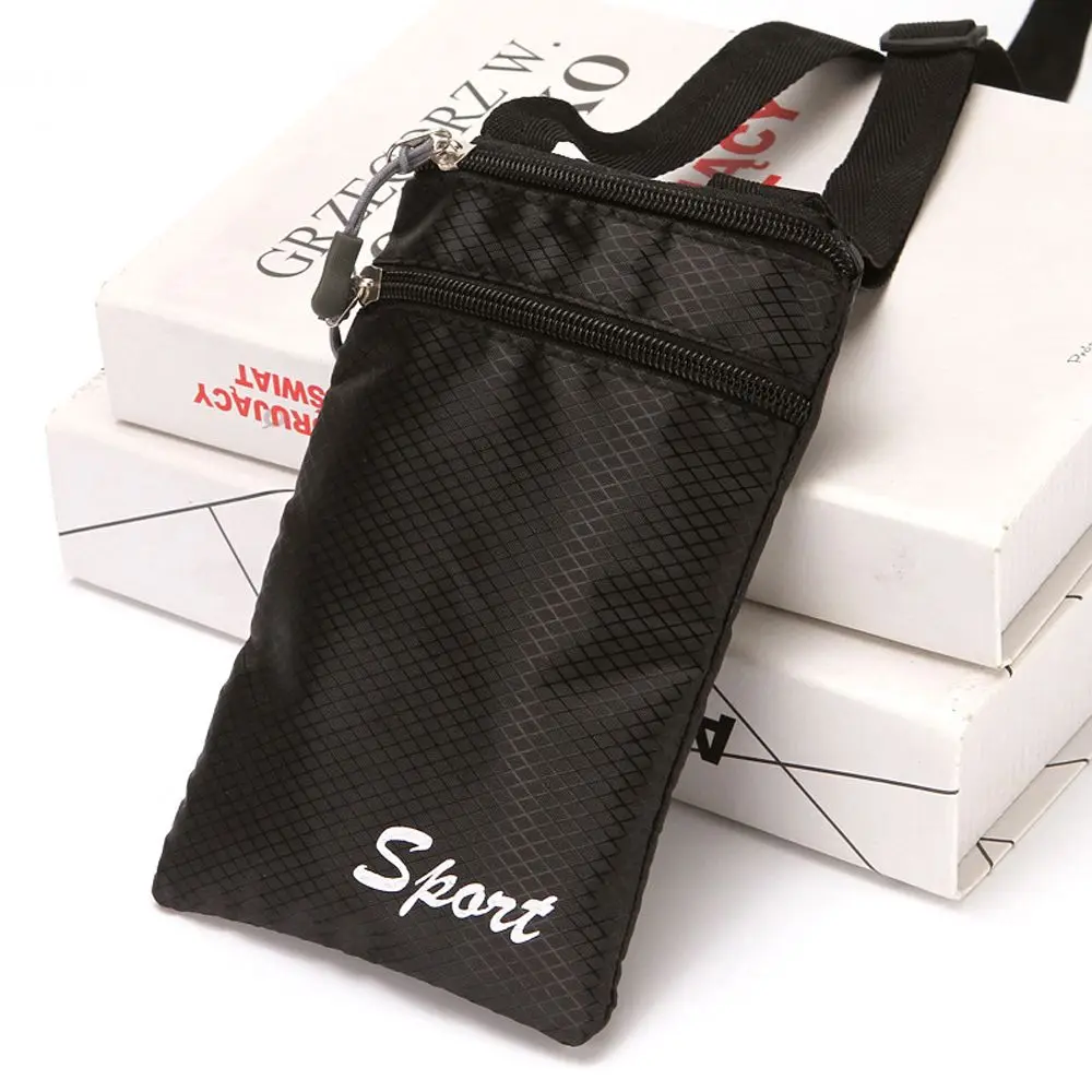 

Outdoor Shopping Square Simple Small Over The Shoulder Letter Mobile Phone Bag Messenger Bag Storage Bag