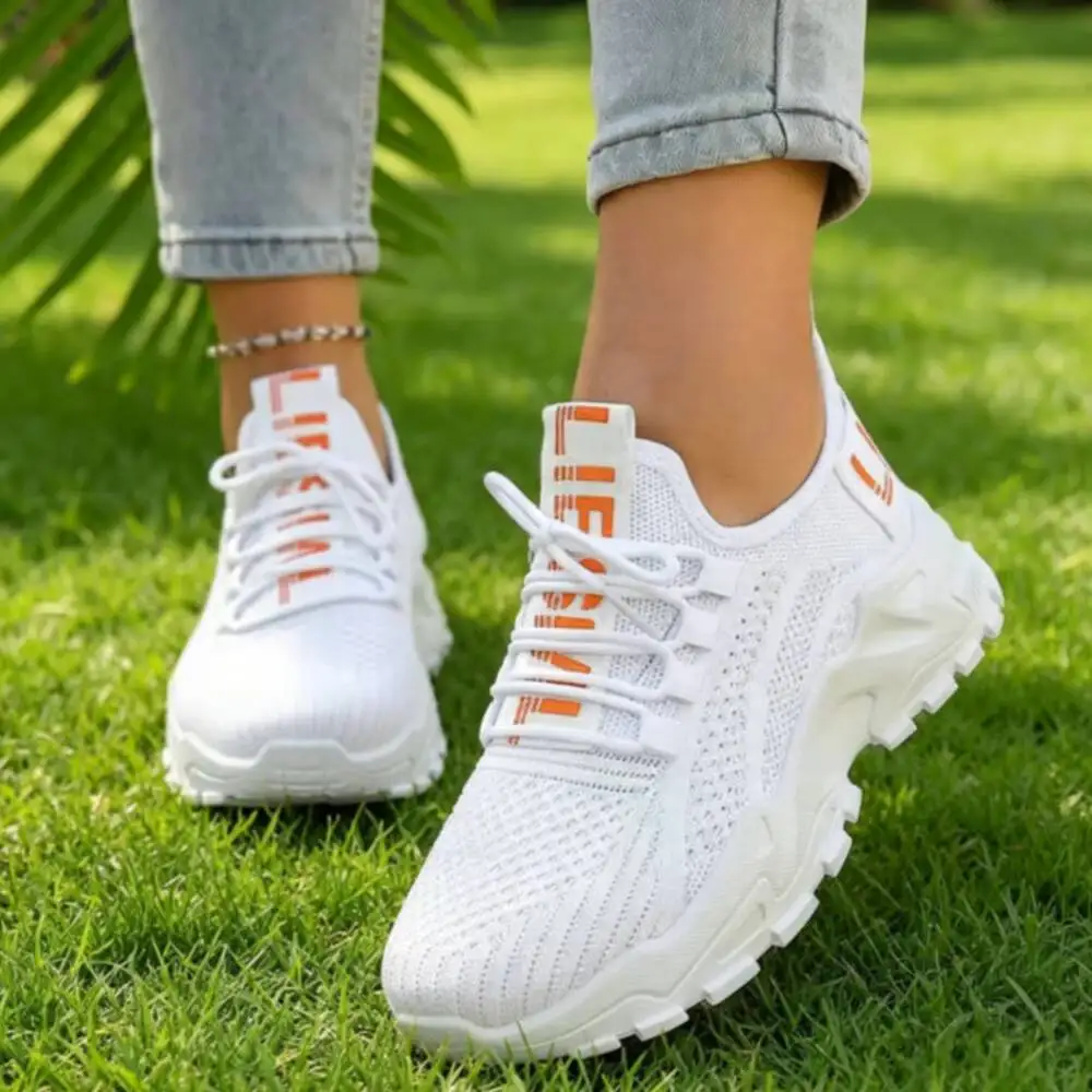

Spring Summer Women's Breathable Slip On Shoes, Lightweight Soft Sole Casual Sneakers