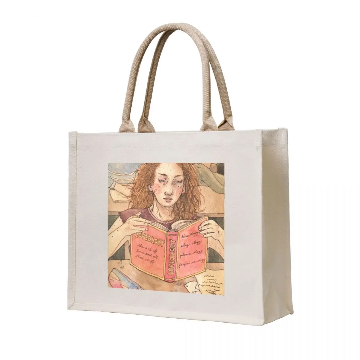 

Loveology illustration inspired by Regina Spektor Tote Bag bags for women Canvas shoulder bag hand bag ladies Lady bags