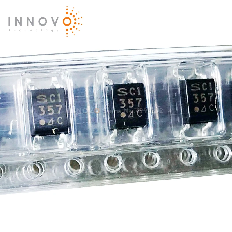 10pcs/lot PC357N1J000F PC357N1 MARK 357 OPTOISO 3.75KV TRANS 4-MINI-FLAT New original