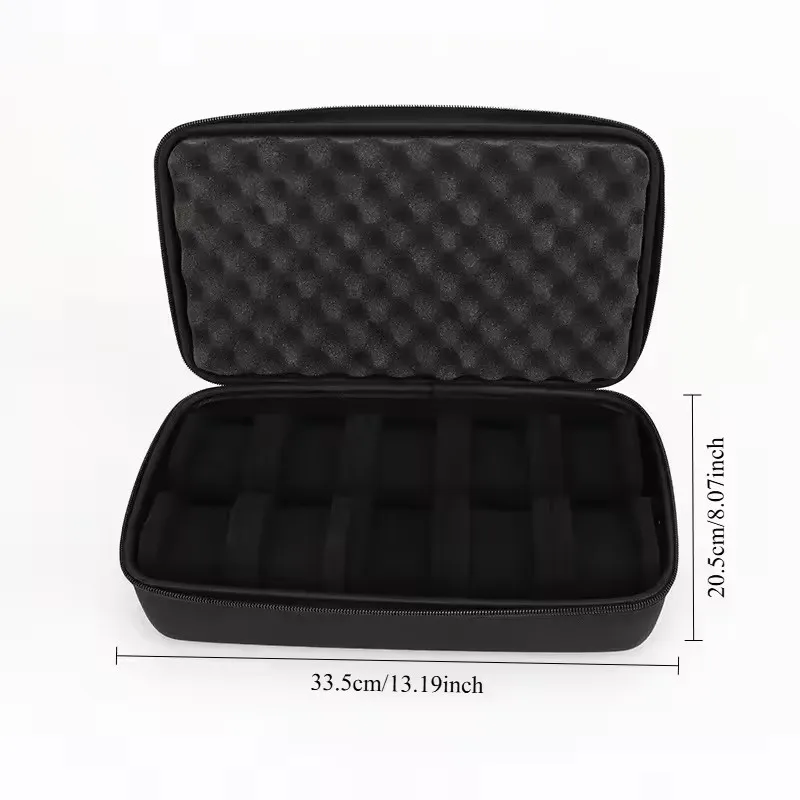10 Slots Watch Storage Box Watch Zipper Travel Case Portable Watch Organizer Display Holder for Wristwatches and Smart Watches image 3