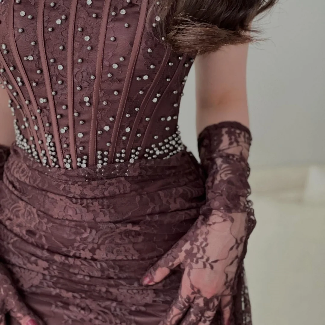 burgundy dress with gloves Zapakasa Women Sparkly Burgundy Sequin Long Prom Dress with Slit Halter  Neck Mermaid Backless Ruched Pageant Dress with 3D Flower