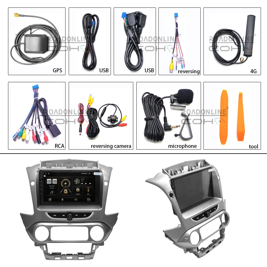 COHO For Chevrolet-Tahoe-Yukon-Suburban UIS 7862 9 inch Android 14 8 Core 8+256G Car Multimedia Player Stereo car  Radio carplay