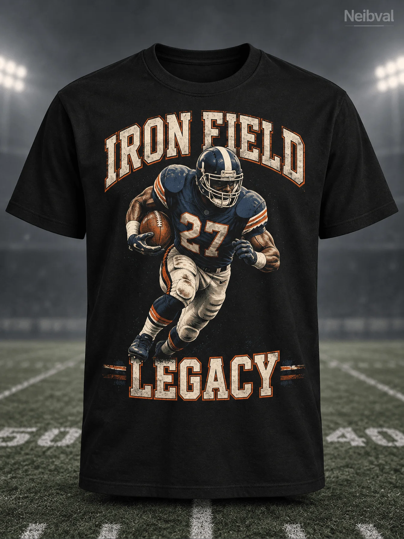 Men's & Women's Vintage Football T-Shirts - Pure Cotton Short Sleeve Loose Fit Round Neck Tee with Retro Helmets & Balls Print, Game Day Wear Suitable for Football Fan Gift, Casual Athletic Apparel for Tailgating and Casual Attire