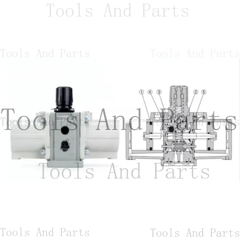 VBA 10A-02 VBA10A-02GN منظم معزز ضغط الغاز الهوائي 245Wy53 #4