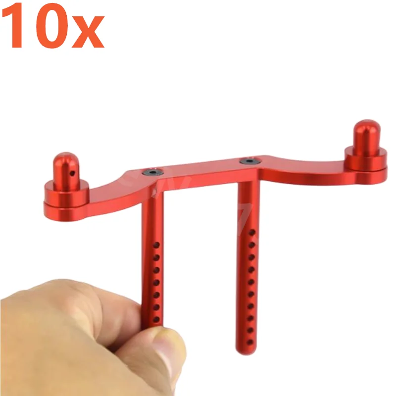 

10Pcs Front Rear Short Body Post Car Shell Column 85060/85234 Metal Spare Parts Accessories for RC Cars 1/8 HPI SAVAGE TRUCK
