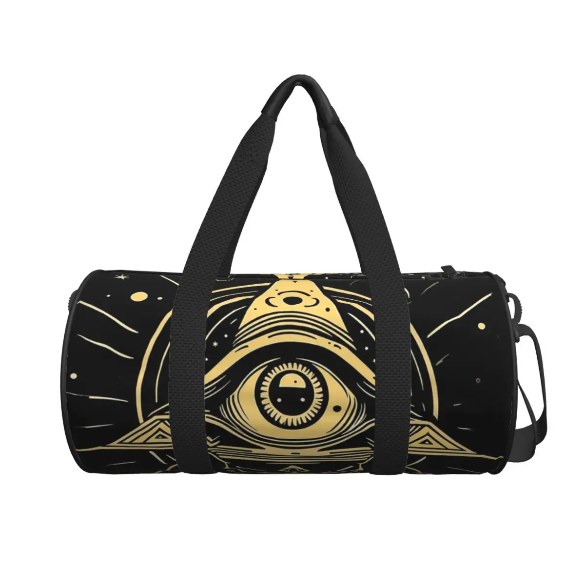 

Illuminati All Seeing Eye Large Duffle Gym Bag Waterproof Duffle Travel Bags Handbags Fitness bag