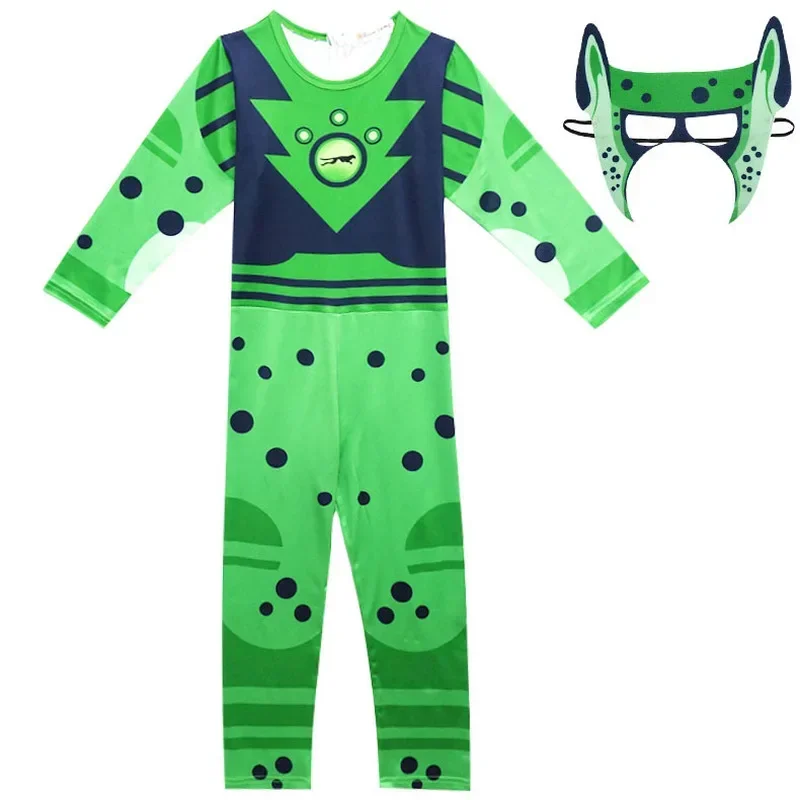 Anime Wild Kratts Cosplay Christmas Halloween Character Boys Girls Brothers Siamese Animals Brothers Play Performance Costumes