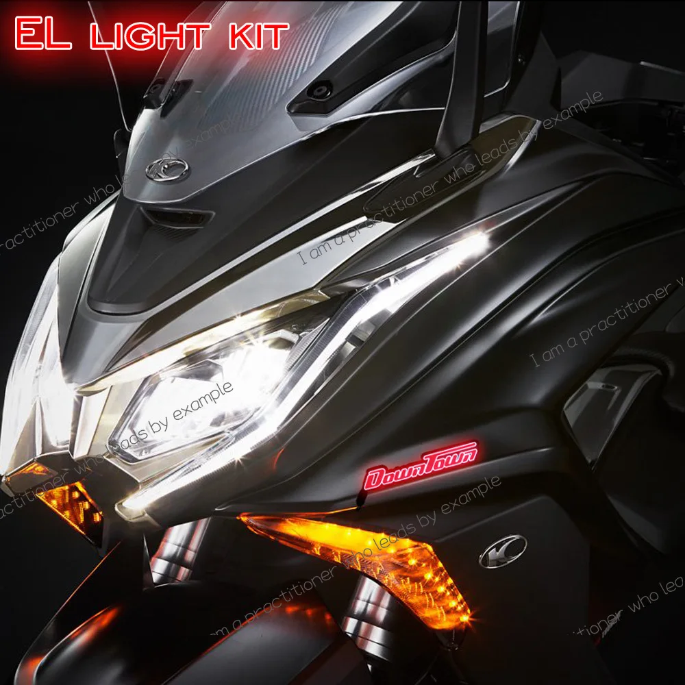 

Motorcycle Fairing Kit Body Side Sticker Badge Cold Light for DownTown Motorcycles