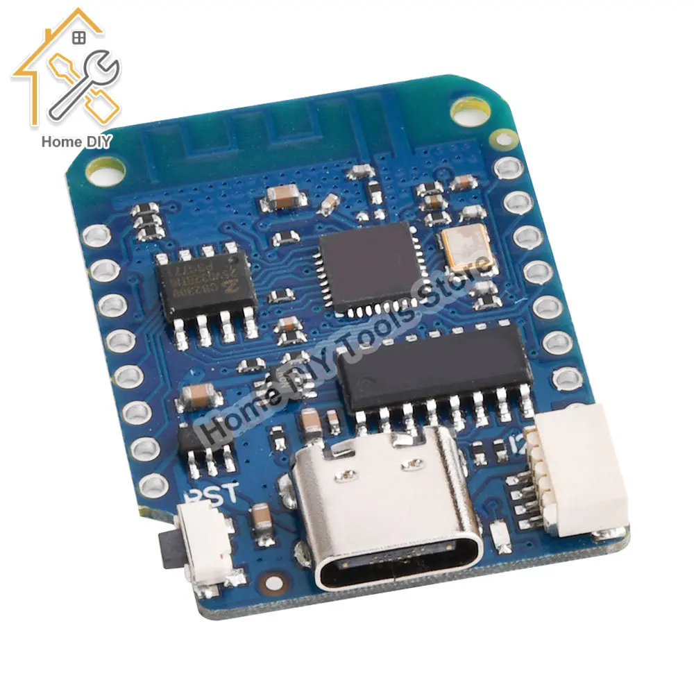 WeMos D1 Mini V4.0.0 TYPE-C USB WIFI Internet des objets Module basé sur la carte ESP8266 ESP-12F pour Arduino