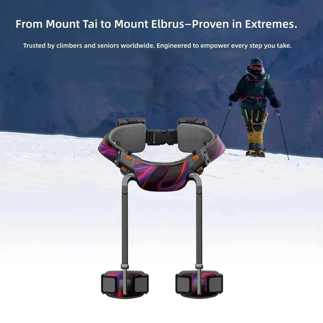 

First Leg Exoskeleton Robot with Aerospace-Grade Aluminum Alloy 4-Hour Battery Life & 15Nm Assist Conquer Europe's Highest Peak
