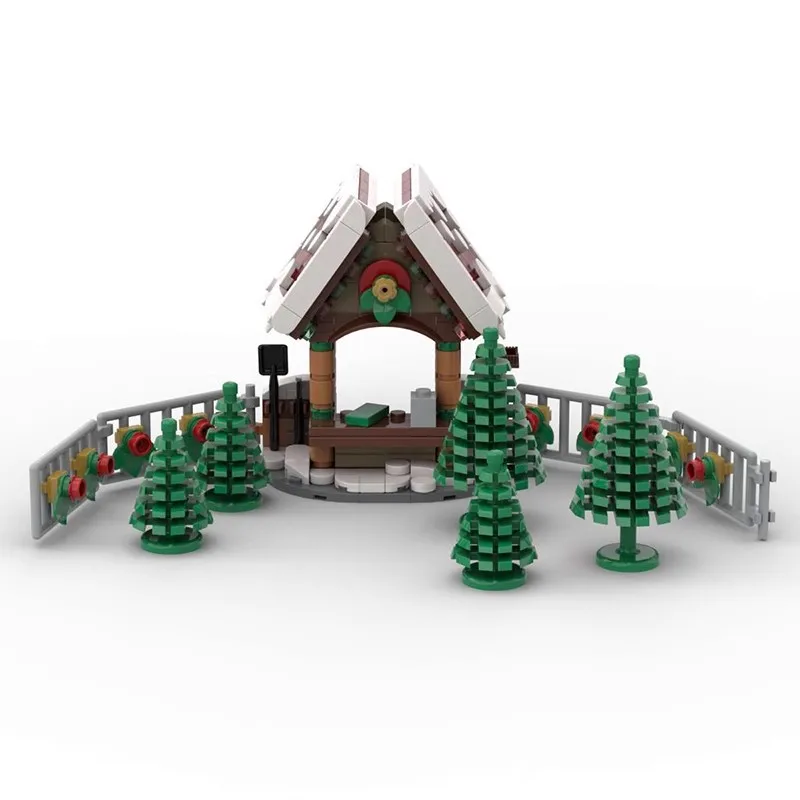 

MOC Building Block 130588 Christmas Tree Set Winter Toys Kids Love Collecting Bricks Gifts Parent-child Toy Model