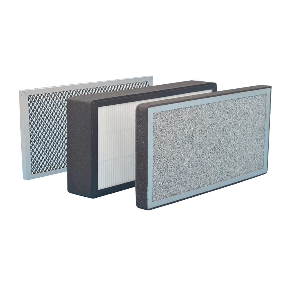 

Air Purification For Home Microparticle Capture HEPA Carbon Filter 3-Layer Filter Box Duct Size 100mm And 150mm