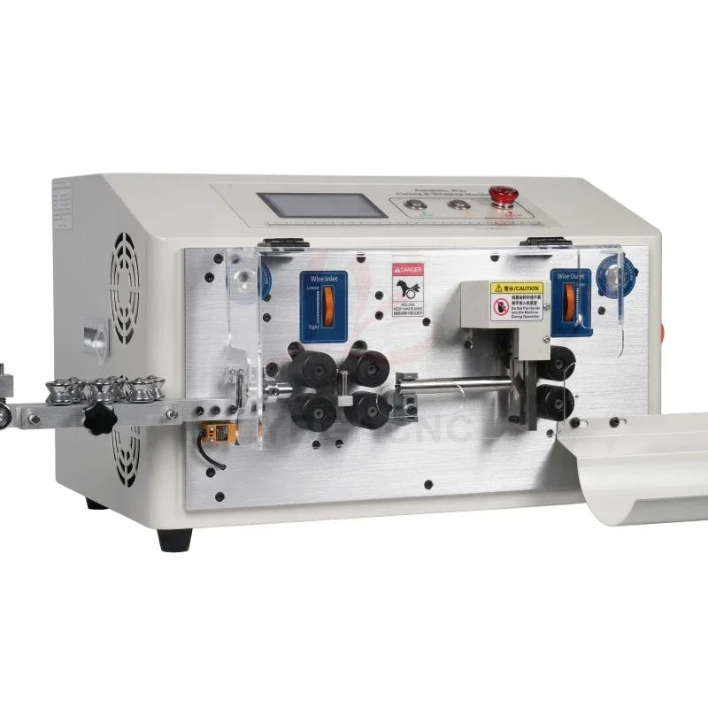 SWT-608-MAX1-6S Automatic 6/8 Wheels Drive Peeling Stripping Cutting Machine 0.2 To 25mm2 0.3 To 25mm2 550W 650W