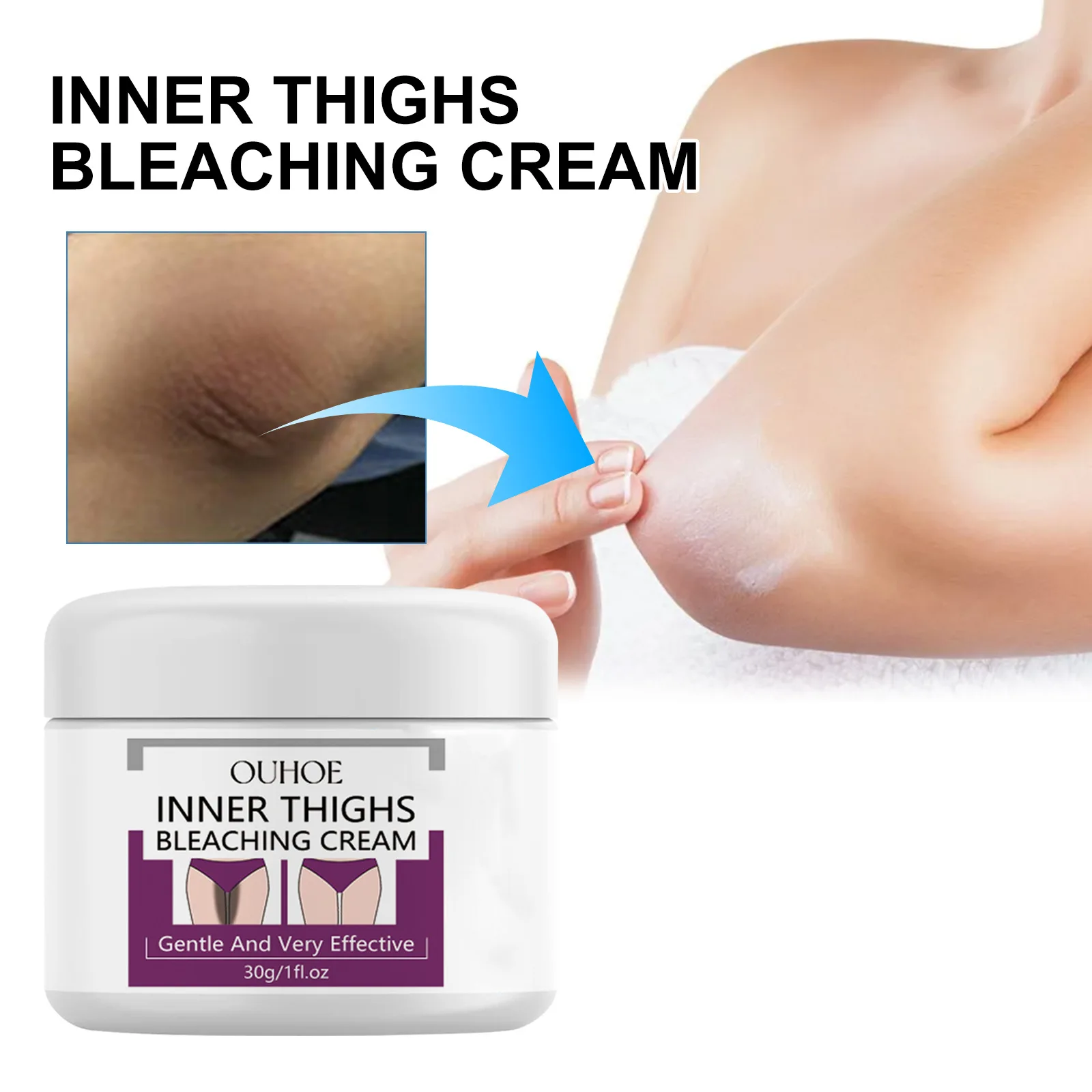 

OUHOE Thigh Brightening Moisturizer Reduces armpit thigh and knee Joint Dark Skin Whitening Cream, lasting results