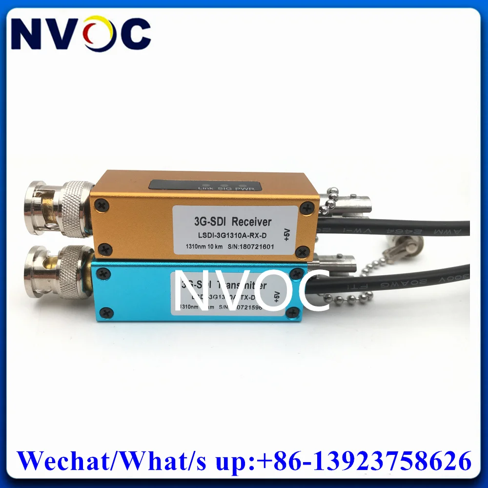 Mini 3G SDI ST Fiber Extender,USB Interface 3G-SDI  Single Mode 20KM 3.5mm DC Jack Source Power Connector Optical Transceiver