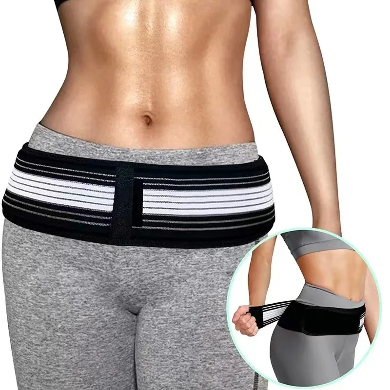 

Sacroiliac SI Joint Hip Belt Lower Back Support-Hip Braces for Hip Pain Pelvic Support Belt Sciatica Pelvis Lumbar Pain Relief