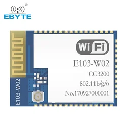 CC3200 Wifi Wireless Module 2.4GHz E103-W02 EBYTE Development Board 20dBm PCB Antenna AT Command Low Power Wi-Fi Wireless Module