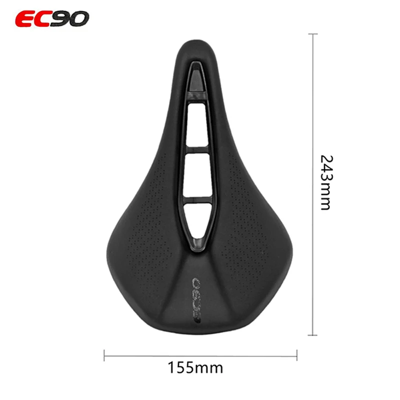 EC90 Bicycle Saddles MTB Road Bikes Seat PU Ultralight Breathable Comfortable Seat Cushion Bikes Racing Saddle Parts Components