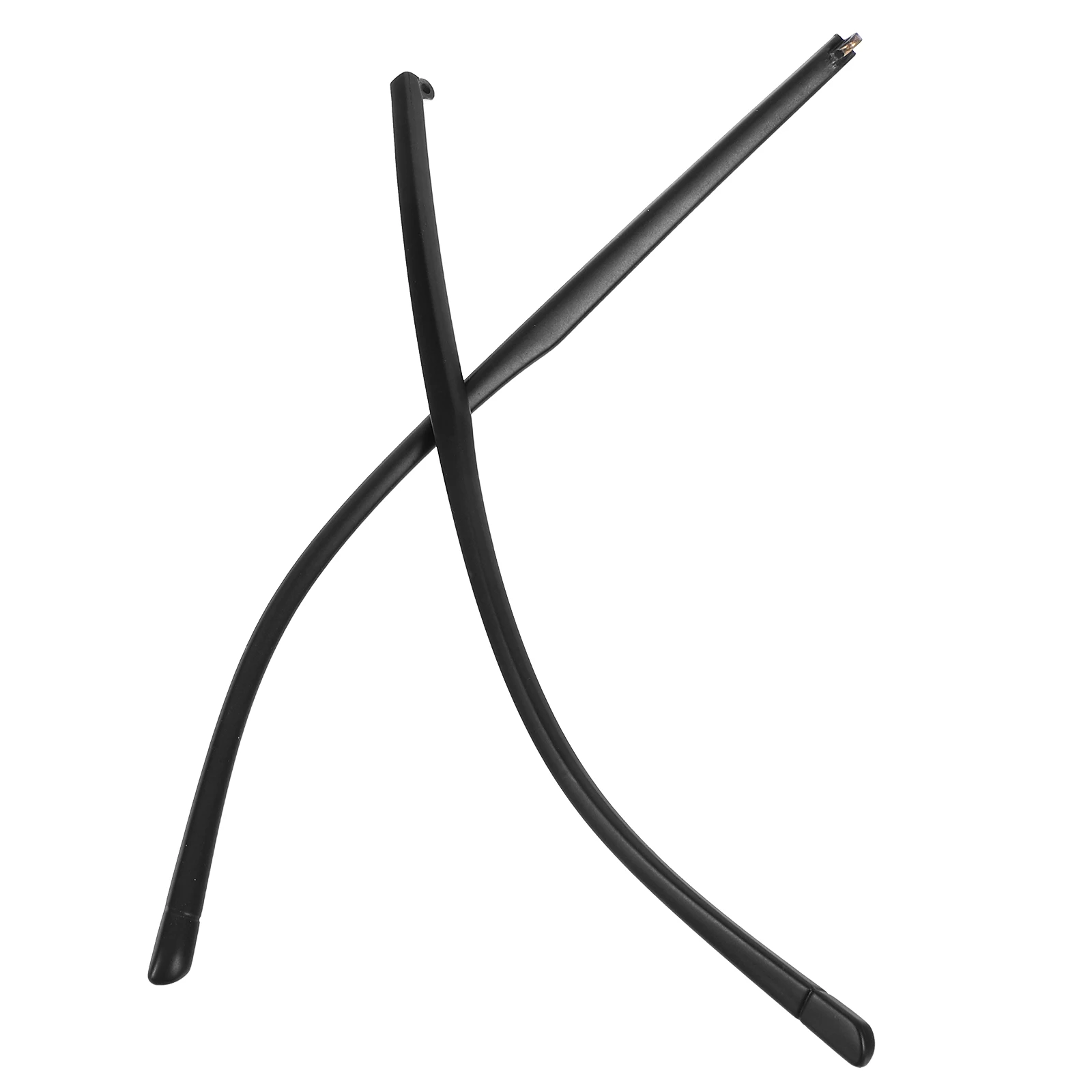

1 Pair Replacement Glasses Arms 3.5Mm Width Black Tr Material Lightweight Universal Eyeglass Repair Parts For